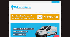 Desktop Screenshot of myelectrician.ie