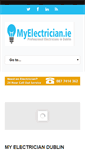 Mobile Screenshot of myelectrician.ie